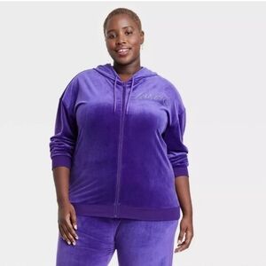 NWT Lakers Velour Hoodie SzXS